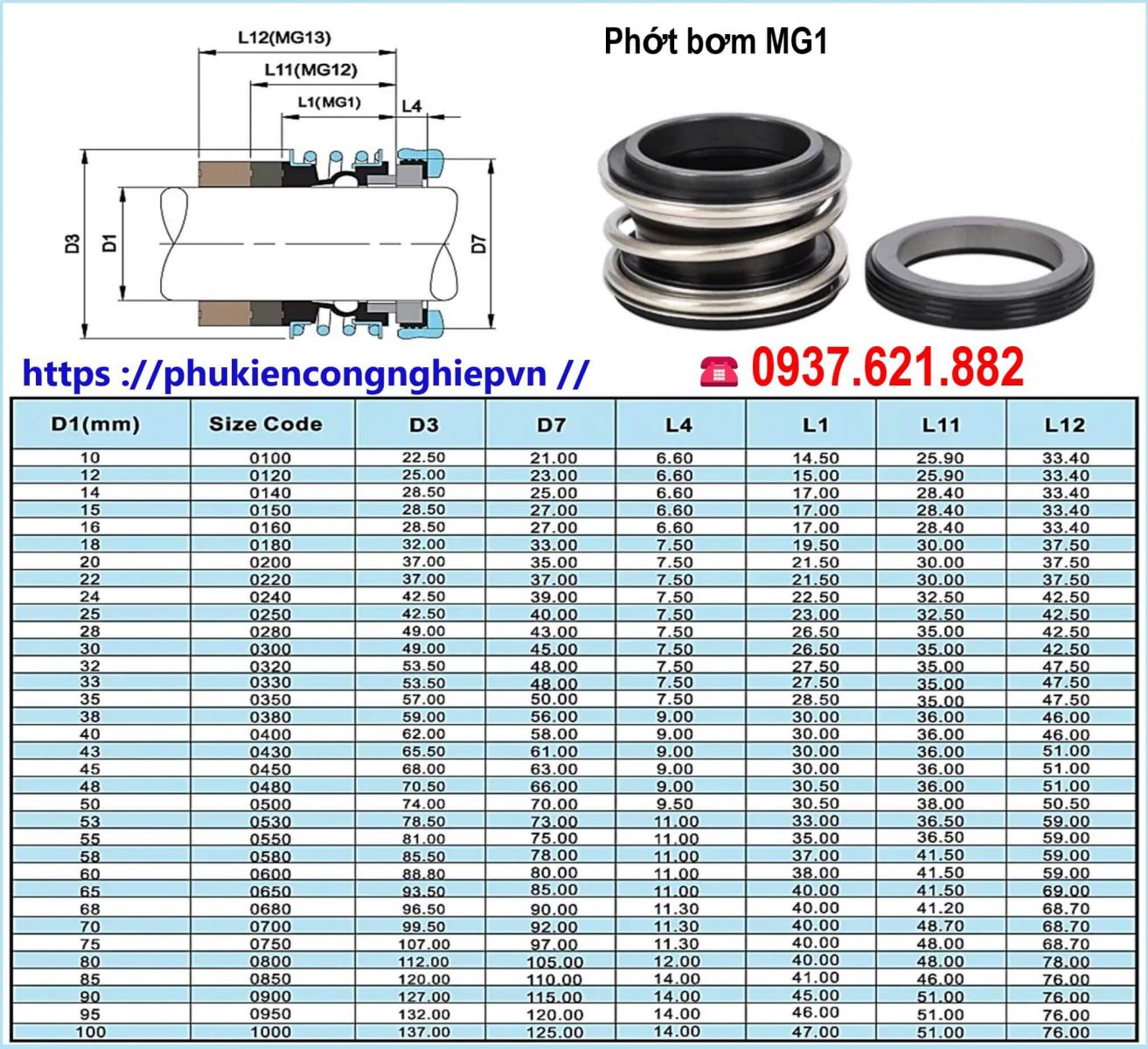 Phớt bơm MG1-5(5)